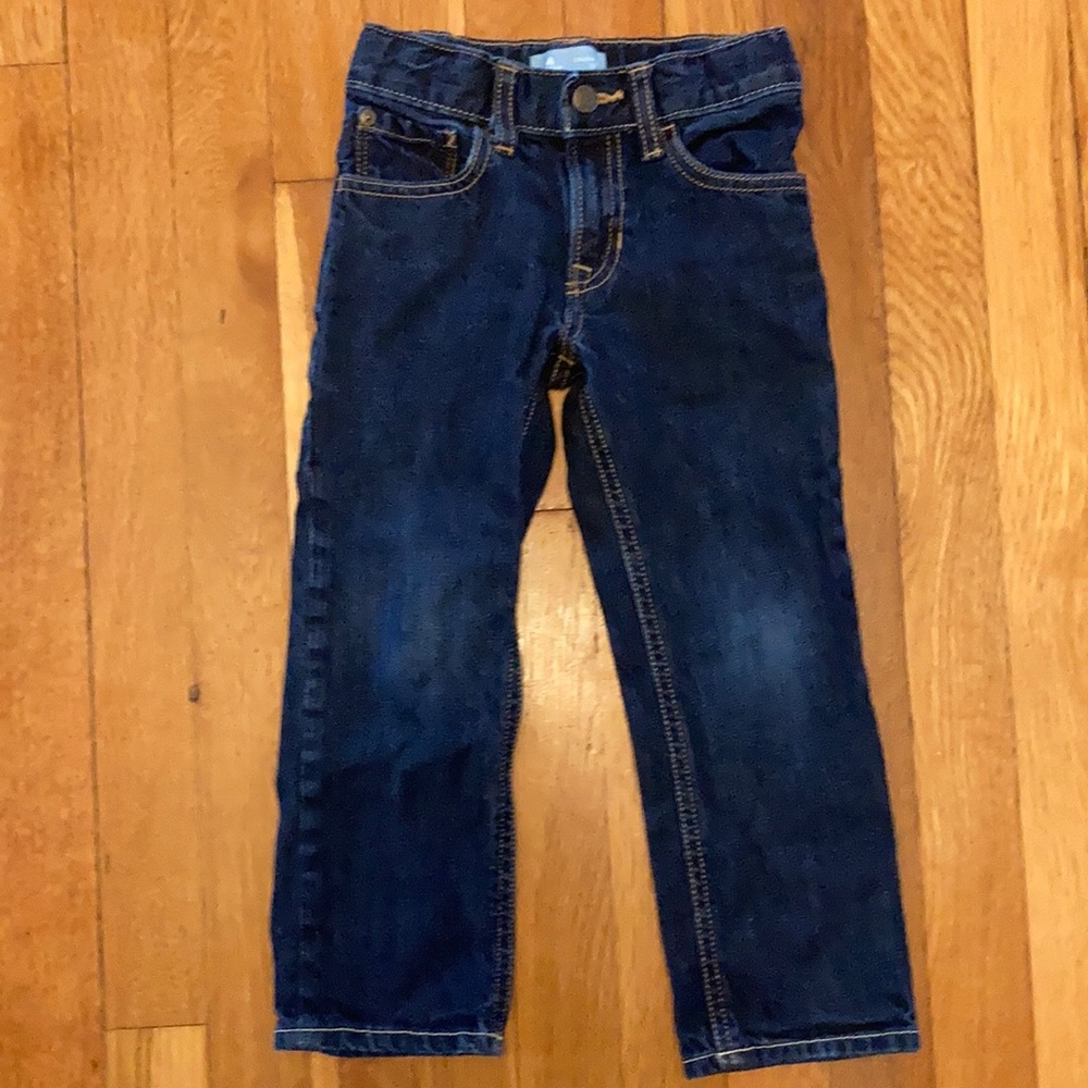 Boys 4T straight leg dark denim jeans - GAP